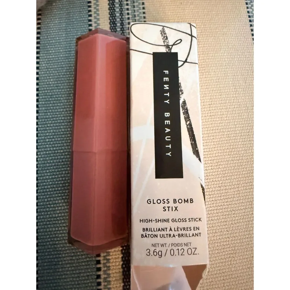 NIB Fenty Beauty Gloss Bomb Stix High Shine Gloss Stick in Is It Fu$$y 04